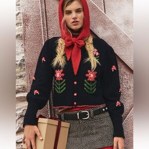 Free People Nonna Knit Cardi